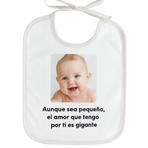 Babero de bebé personalizado