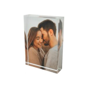 Cubo de cristal personalizado