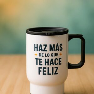 Termo blanco 450ml (personalizable)