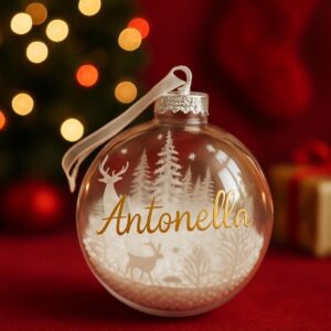 Bola navidad lettering (personalizable)